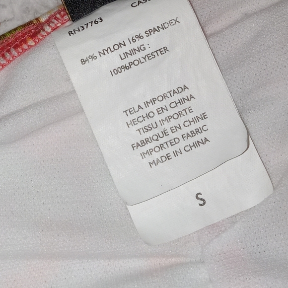 5 for $10 Laundry by Shelli Segal Orange/Multi Color Sash Front Bikini Bottom - Picture 2 of 8